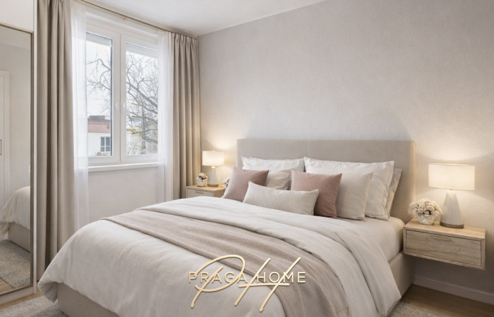 Warszawa, Praga-Południe Grochów, Sypialnia + Salon z aneksem | 38 m2 | Wiatraczna