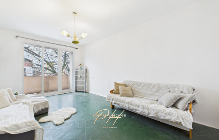 Warszawa, Praga-Południe Grochów, Sypialnia + Salon z aneksem | 38 m2 | Wiatraczna