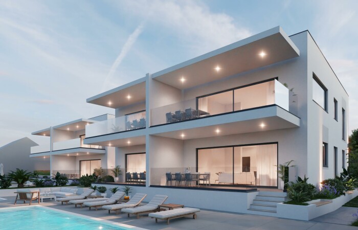 zadarska, Pag, Chorwacja, apartamenty na sprzedaż, widok na morze