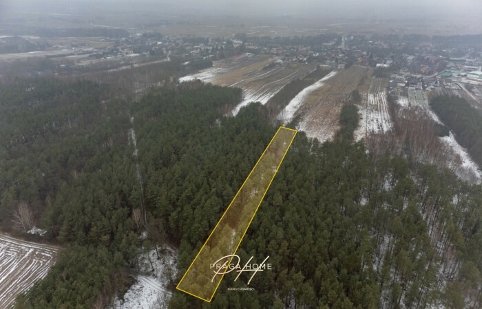 powiat białobrzeski, Wyśmierzyce, Atrakcyjna działka leśna przy utwardzonej drodze |